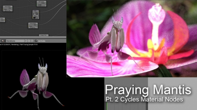 Tutorial: Mantis Series Pt 2 - Cycles Materials