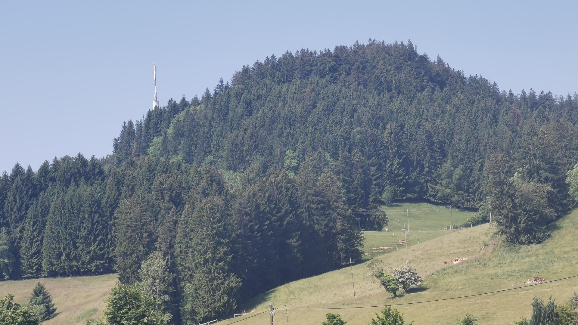 The Blender mountain near Kempten in Germany