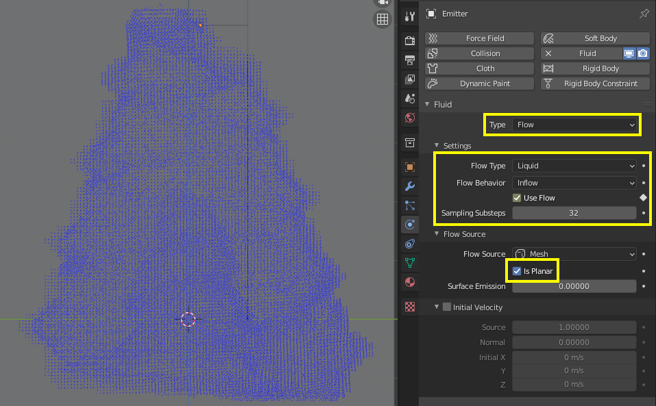 blender mantaflow flüssigkeit fluid liquid